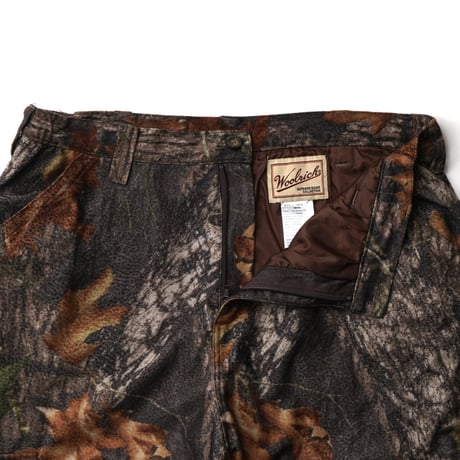 Woolrich / Vintage, Real Tree Camo Fleece 6-Pocket Cargo Pant "Outdoor Guide Collection"