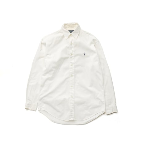 Ralph Lauren / Vintage, Cotton Twill B.D L/S Shirt "Blaire"
