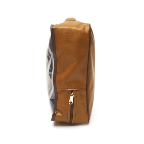 Los Angeles Rams / Vintage, Fringe Throw Blanket with Stadium Seats, Leather Bag