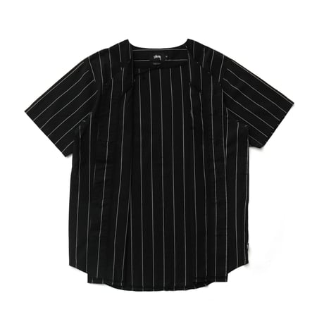 Stussy / Vintage, Stripe Poplin Baseball Jersey
