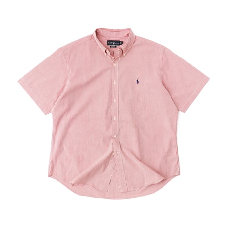 Polo Ralph Lauren / Vintage, Striped Seersucker S/S Shirt