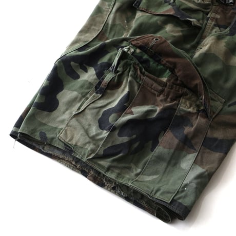U.S Army / Vintage, BDU Short, Trousers Combat Woodland Camouflage Pattern