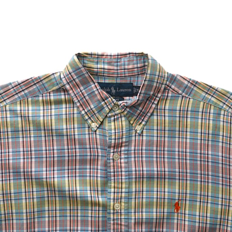 Ralph Lauren / Vintage, Madras Plaid L/S Shirt -Blake-