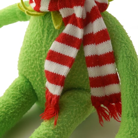 Kermit the Frog / Vintage, Plush Toy "Gloves & Earmuffs & Scarf"