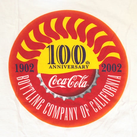 Coca-Cola / 100th Anniversary S/S Tee "1902 - 2002"