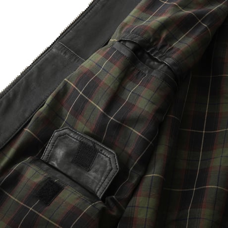 Leather Harrington Jacket