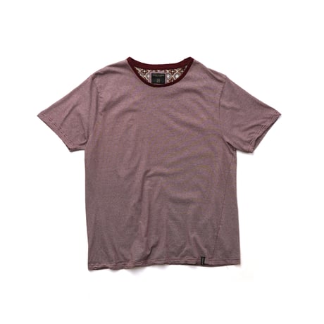 Denim & Flower / Pin-Striped S/S Tee