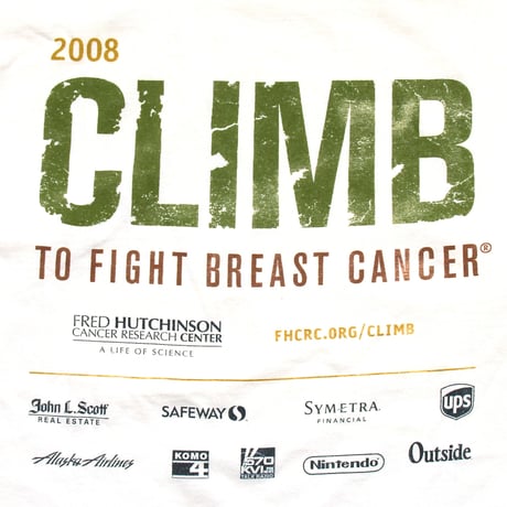 Fred Hutchinson Cancer Research Center / Climb to Fight Breast Cancer 2008 L/S Tee