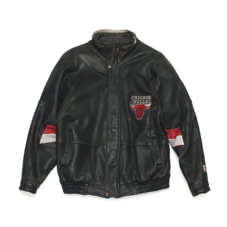 STARTER / Vintage, Leather Jacket "Chicago Bulls"