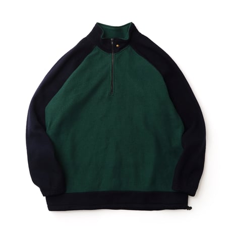 Vintage, Quarter Zip Fleece Jacket