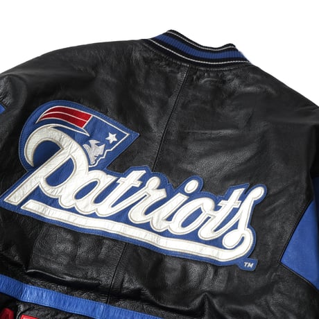 G-Ⅲ Sports by Carl Banks / Leather Varsity Jacket "NFL, New England Patriots"