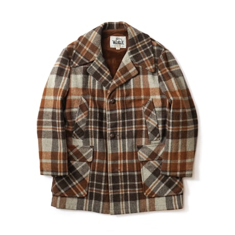 Woolrich / Vintage, Wool Tweed Sherpa Plaid Coat