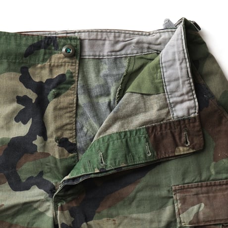 U.S Army / Vintage, BDU Short, Trousers Combat Woodland Camouflage Pattern
