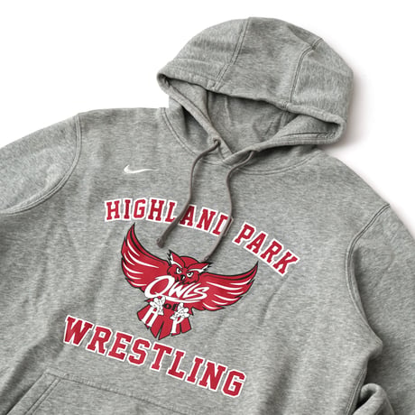 NIKE / Pullover Hooded Sweatshirt "Highland Park Wrestling Owls"
