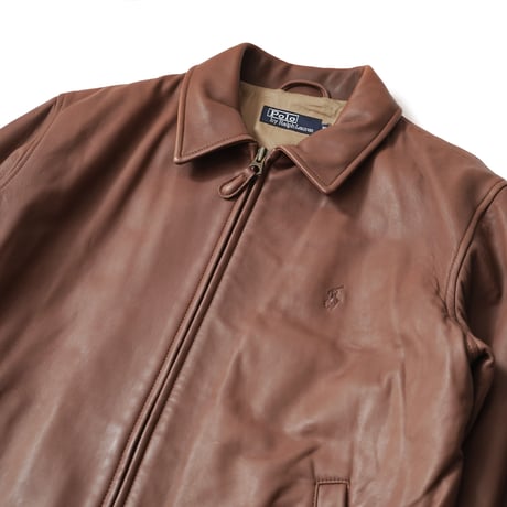 Polo Ralph Lauren / Vintage, Bradford Windbreaker Lamb Leather Jacket
