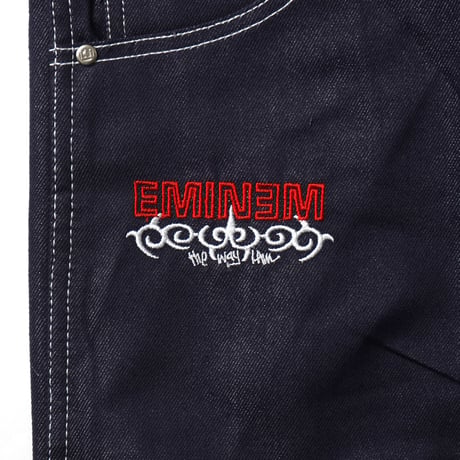 Shady Ltd Eminem / Vintage Bootleg, Shiny Denim Painter Pant W : 34