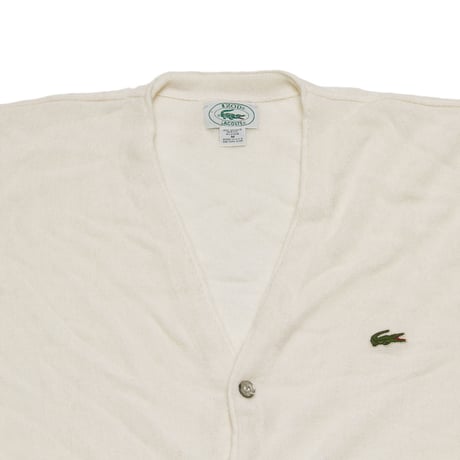 Lacoste / 80's Vintage, Knit Cardigan ②