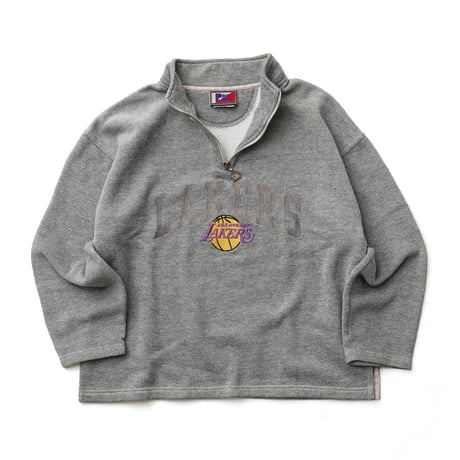 Los Angeles Lakers / Vintage, Quarter Zip Up Sweatshirt