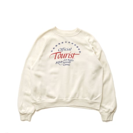 Los Angeles Tourism & Convention Board / Vintage, Crewneck Sweatshirt "1984 Official Tourist"