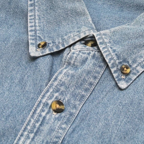 Santa Catalina Island / 90's Vintage, Denim B.D L/S Shirt