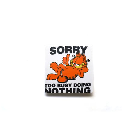Garfield / Sorry Too Busy Doing Nothing S/S Tee
