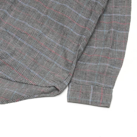 90's Vintage, Glen Plaid B.D L/S Shirt