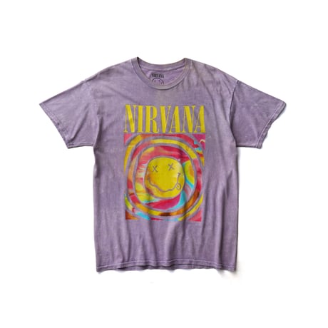 Nirvana / Mineral Washed Smiley Face S/S Tee