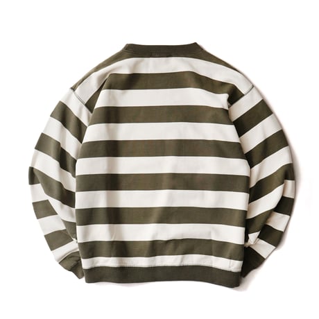 Club Monaco / Striped Crewneck Sweatshirt