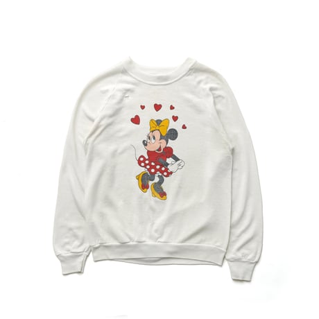 Disney / Vintage, Raglan Crewneck Sweatshirt "Minnie Mouse"