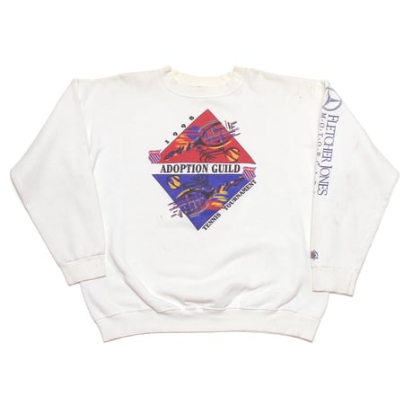 Adoption Guild / 90's Vintage, Tennis Tournament Crewneck Sweatshirt