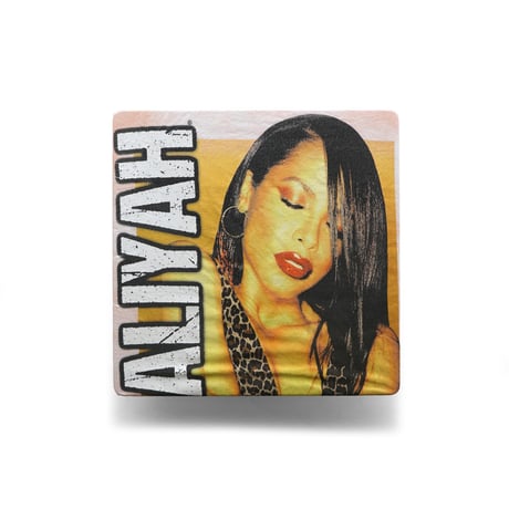Aaliyah / Vertical Logo Photo Tie-Dye S/S Tee