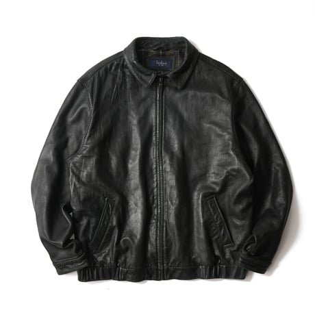 Leather Harrington Jacket