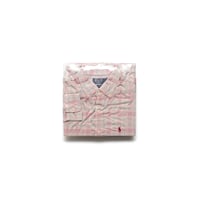 Ralph Lauren / Vintage, Tattersall Plaid Cotton Flannel B.D L/S Shirt "Classic Fit"