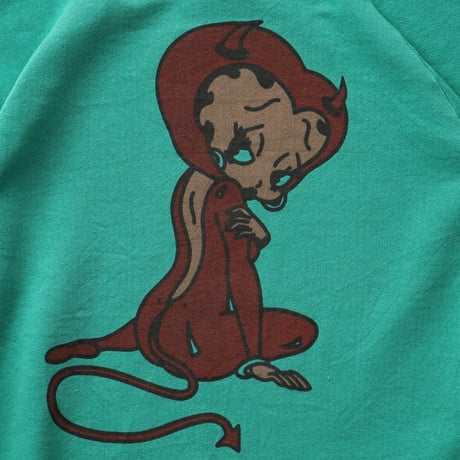 Betty Boop / Vintage Bootleg, Crewneck Sweatshirt "Red Devil"