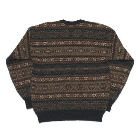 L.L. Bean / 80's Vintage, Nordic Knit Crewneck Sweater