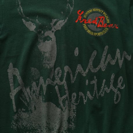 Fred Bear Museum / Vintage, Gift Shop S/S Tee "Sports Club, White Tail"