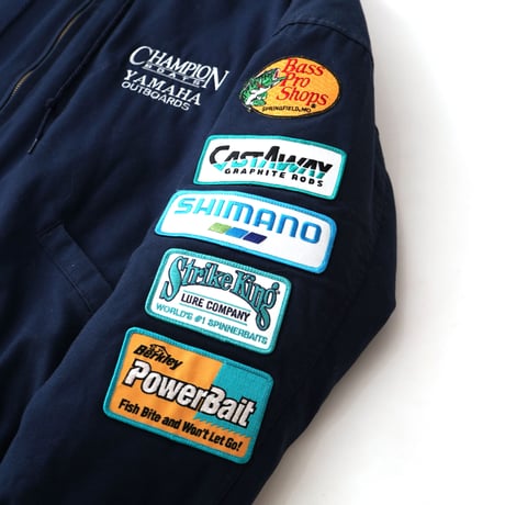 Yamaha Motor / Vintage, Layered Hooded Puffy Jacket