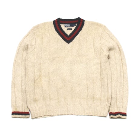 Polo Ralph Lauren / 90's Vintage, Tilden Knit Sweater