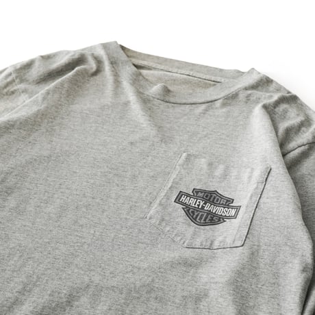 Harley Davidson / Vintage, Desert Sports Pocket L/S Tee
