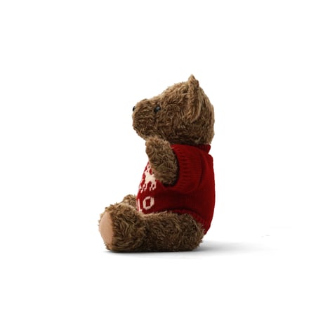 Ralph Lauren / Vintage, Bear Plush Toy "Polo, Reindeer Knit Sweater, 1998"