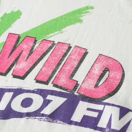 Wild 107.7FM / Vintage, Logo S/S Tee