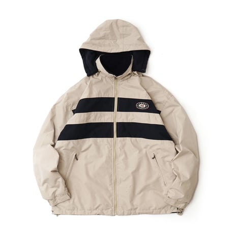 Pac Blue / Hooded Reversible Fleece Windbreaker "Juneau Alaska"
