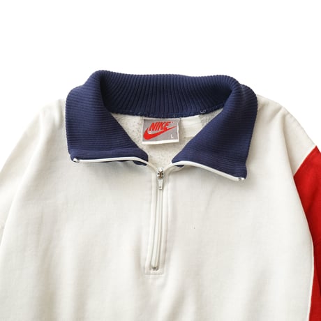 NIKE / Vintage, Color Blocked Half Zip Up Pullover Sweatshirt