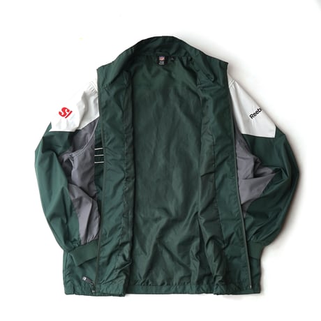 Reebok / Vintage, Zip Up Pullover Windbreaker "New York Jets"