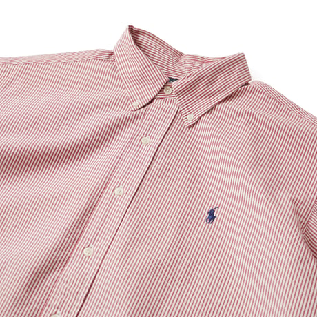 Polo Ralph Lauren / Vintage, Striped Seersucker S/S Shirt