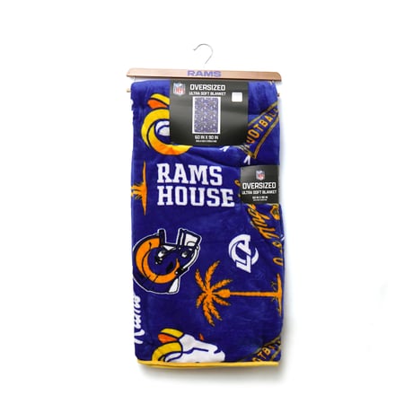 Los Angeles Rams / Oversized Ultra Soft Blanket (60×90inch)