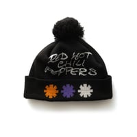 Red Hot Chili Peppers / Cuffed Knit Beanie with Pom