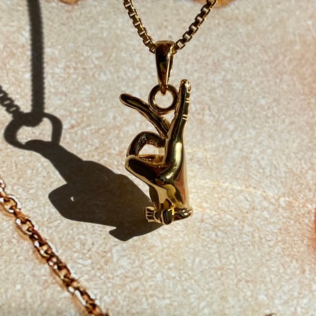 IN-PUT-OUT / "PEACEBOY" Necklace K18GP / Silver925
