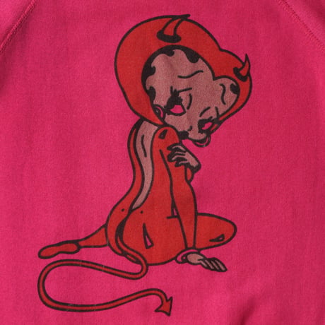 Betty Boop / Vintage Bootleg, Crewneck Sweatshirt "Red Devil"