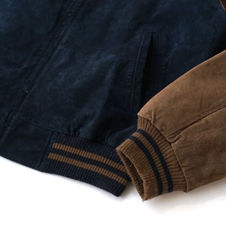 Port Authority / Suede Leather Varsity Jacket